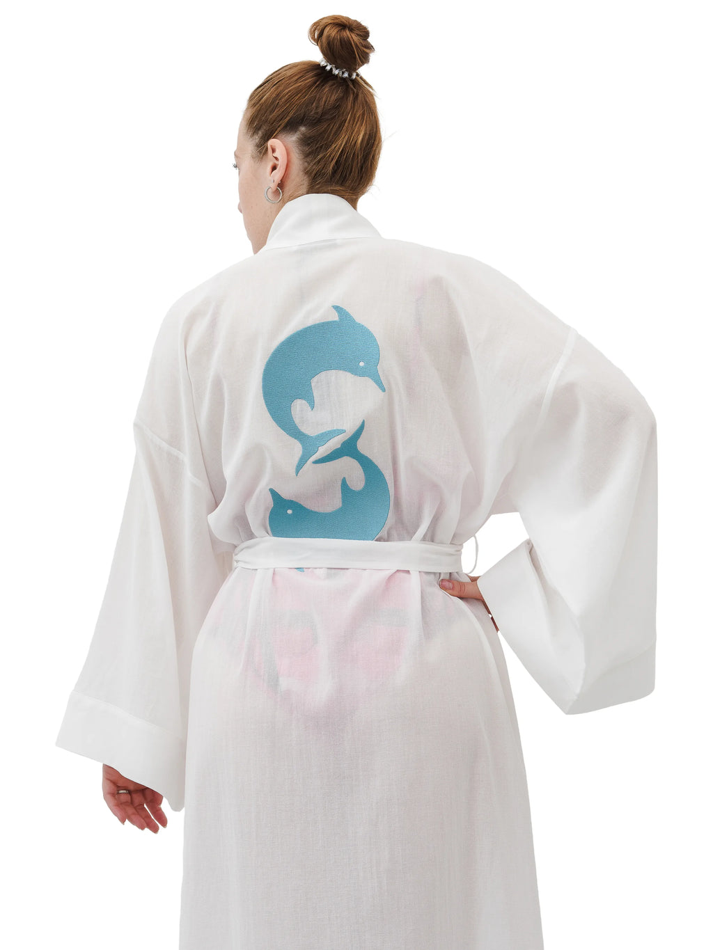 Dolphin Kimono White