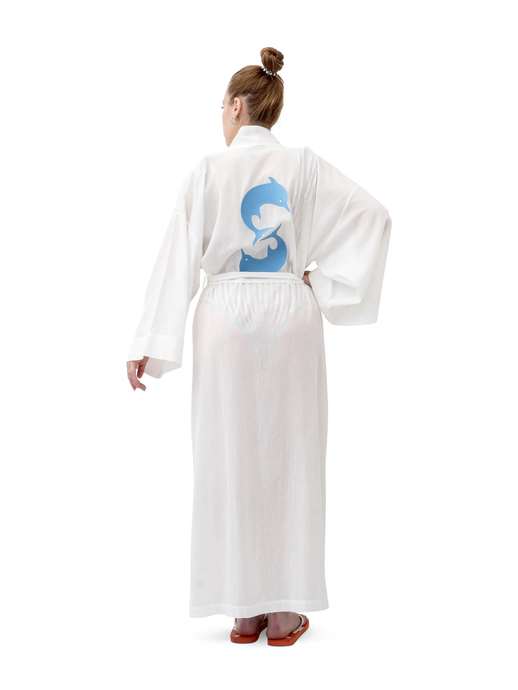 Dolphin Kimono White